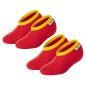 Preview: 1 Paar TippTexx 24 Stiefelsocken, Rot mit 100% Baumwolle für Damen, Herren & Kinder